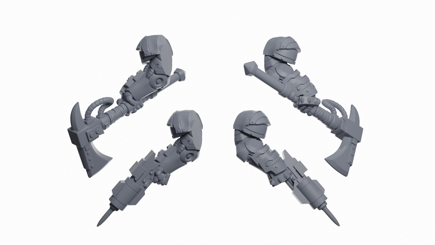 Makwa Marines Veterans| Space Bears (2) - MKX Prime Brothers - Tabletop Time - 3D Printed Mini Marines