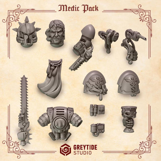 Crimson Lords Medic Pack | Battle Brothers - Greytide - Miniatures