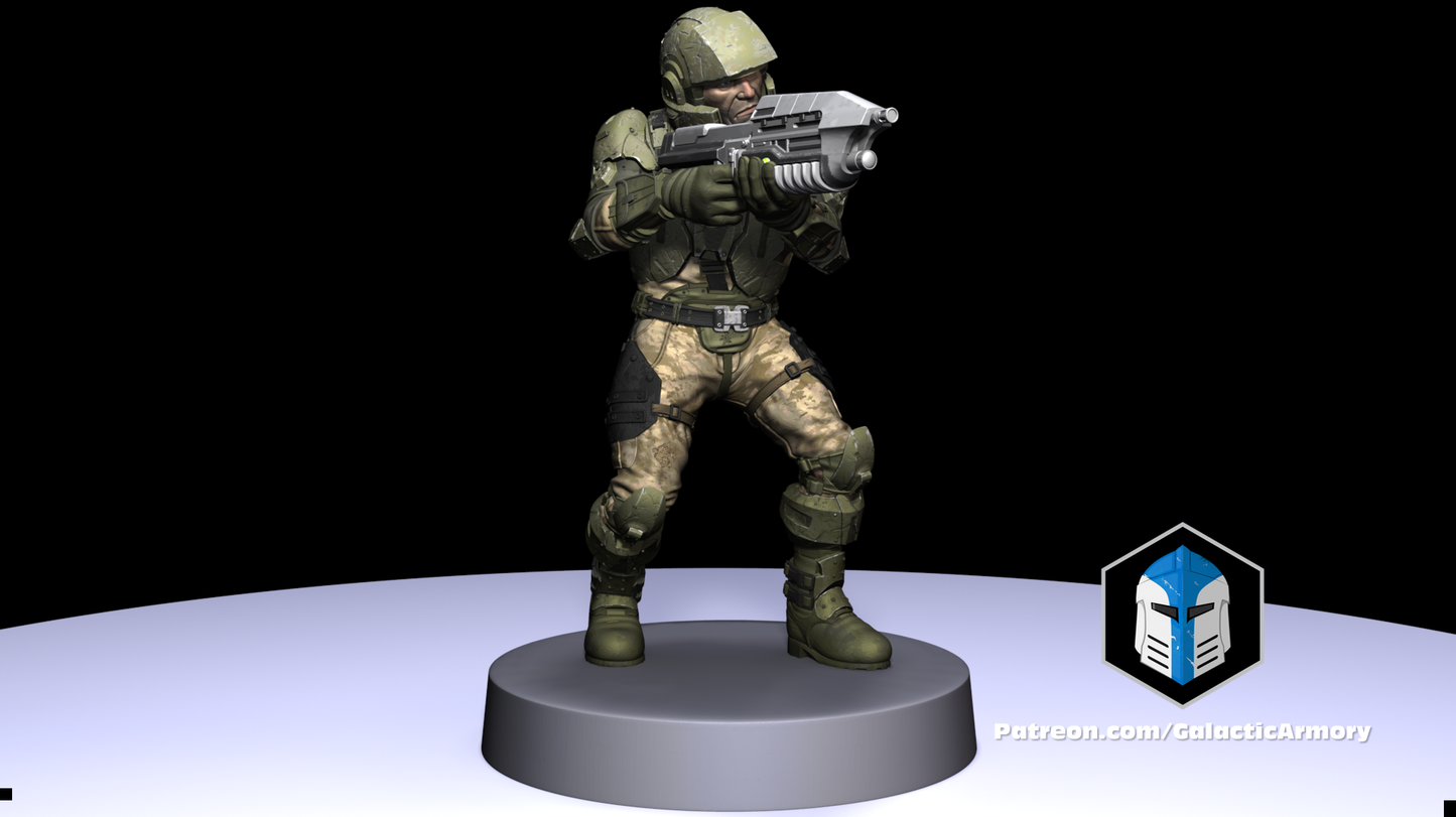 Marine Troopers (10) - UNSC - Ringworld - Galactic Armory