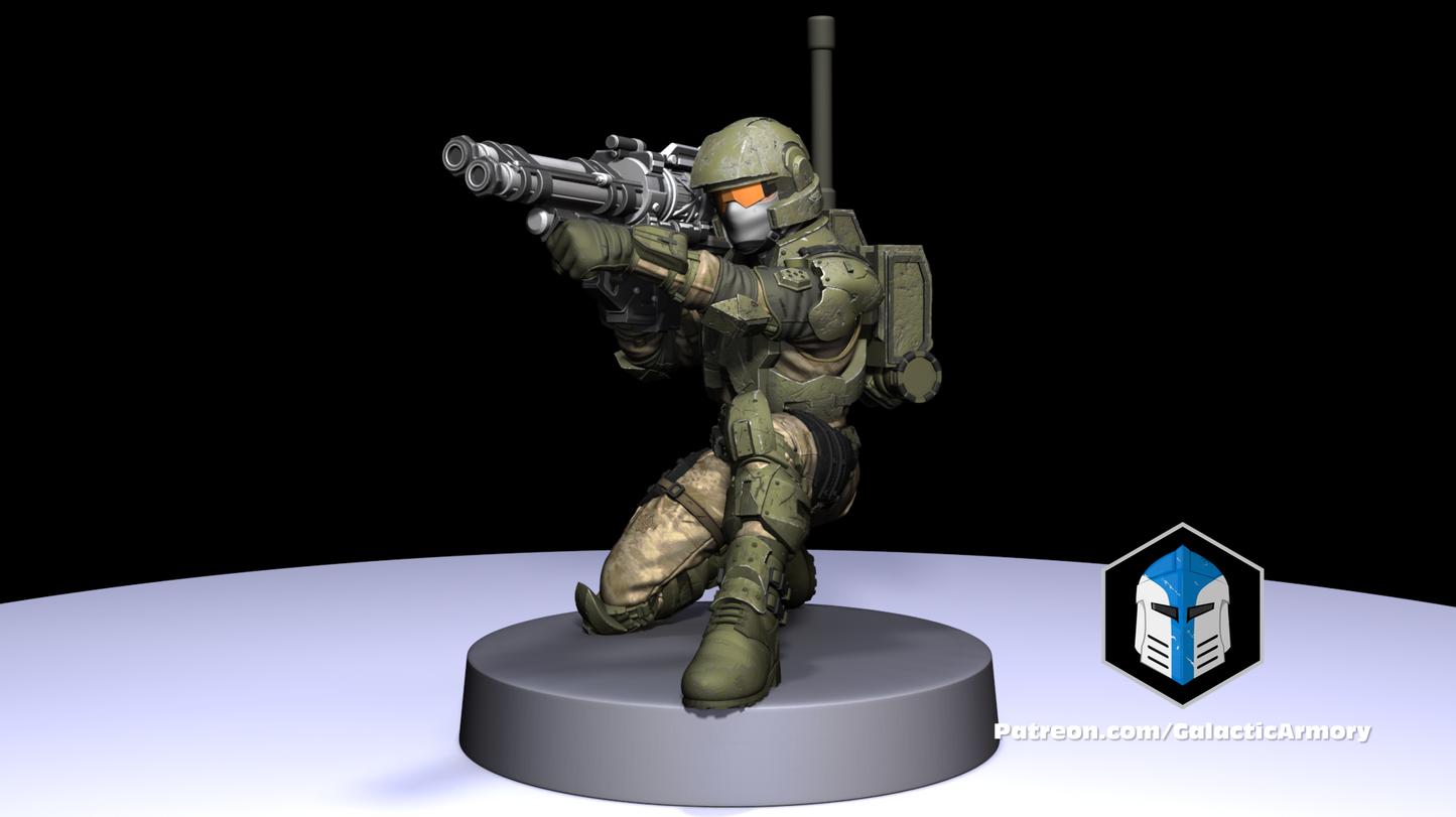 Marine Troopers (10) - UNSC - Ringworld - Galactic Armory