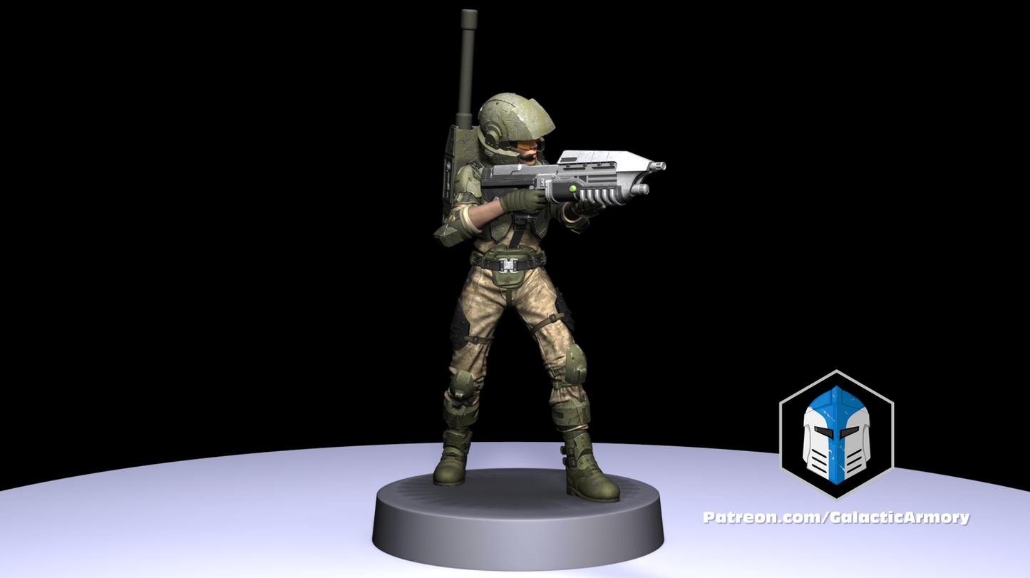 Marine Troopers (10) - UNSC - Ringworld - Galactic Armory