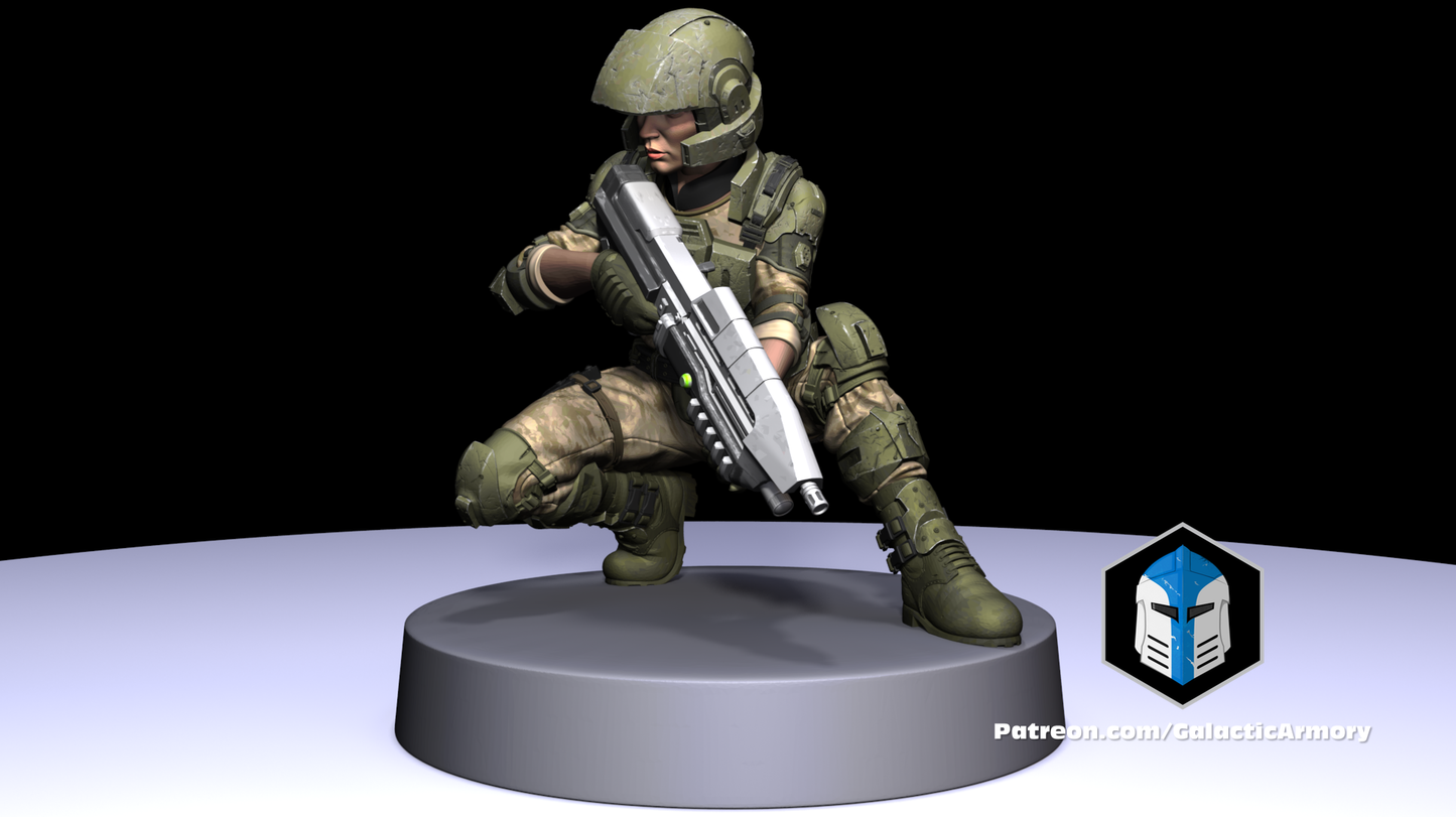 Marine Troopers (10) - UNSC - Ringworld - Galactic Armory