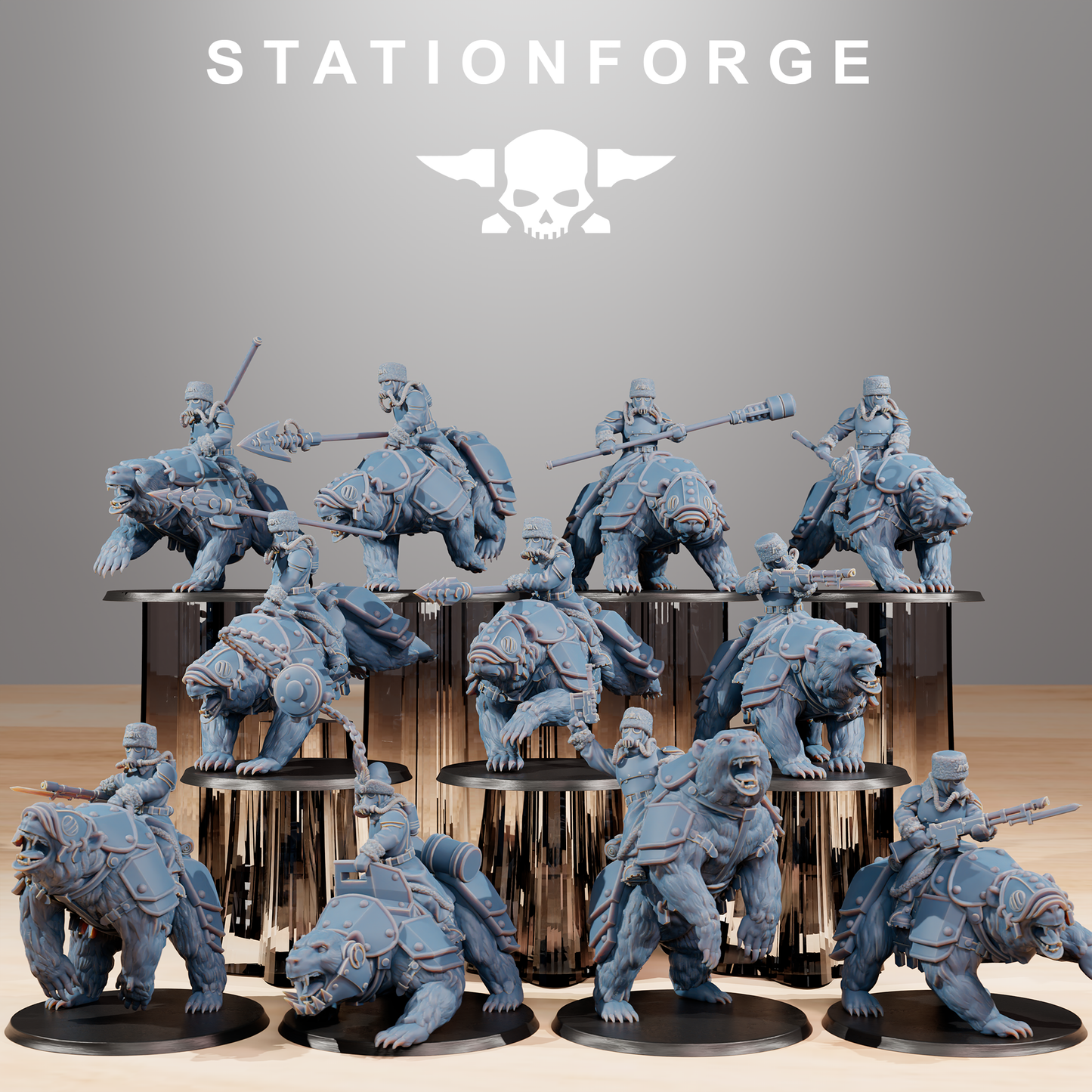 Grimguard Frostwatch Bear-Riders (10) | Empire Guard - Human Defense Force - Stationforge