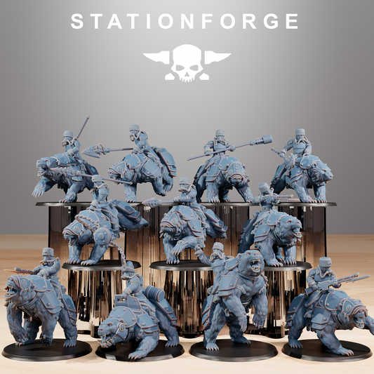 Grimguard Frostwatch Bear-Riders (10) | Empire Guard - Human Defense Force - Stationforge