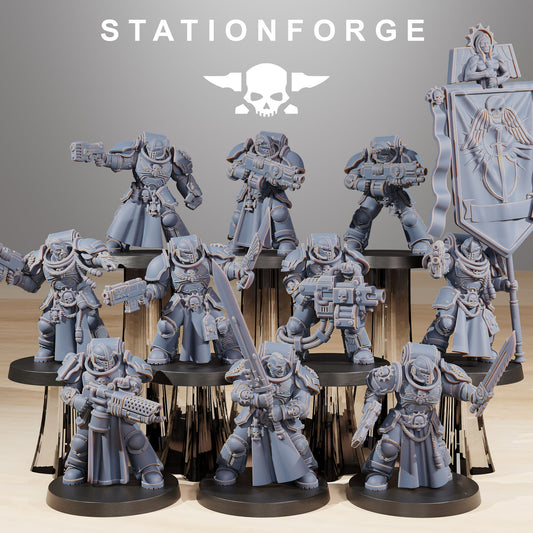 Socratis Elites | Socratis Knights (10) - MKX Prime Brothers - Stationforge - 3d Printed Mini Marines