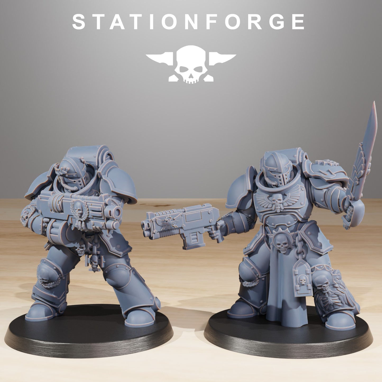 Socratis Elites | Socratis Knights (10) - MKX Prime Brothers - Stationforge - 3d Printed Mini Marines