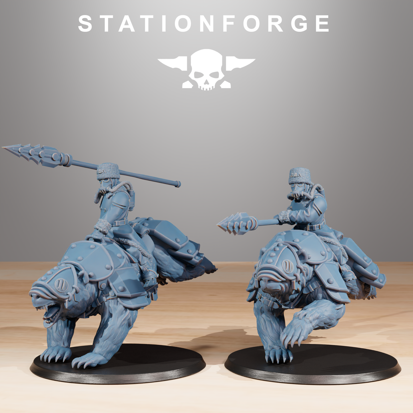 Grimguard Frostwatch Bear-Riders (10) | Empire Guard - Human Defense Force - Stationforge