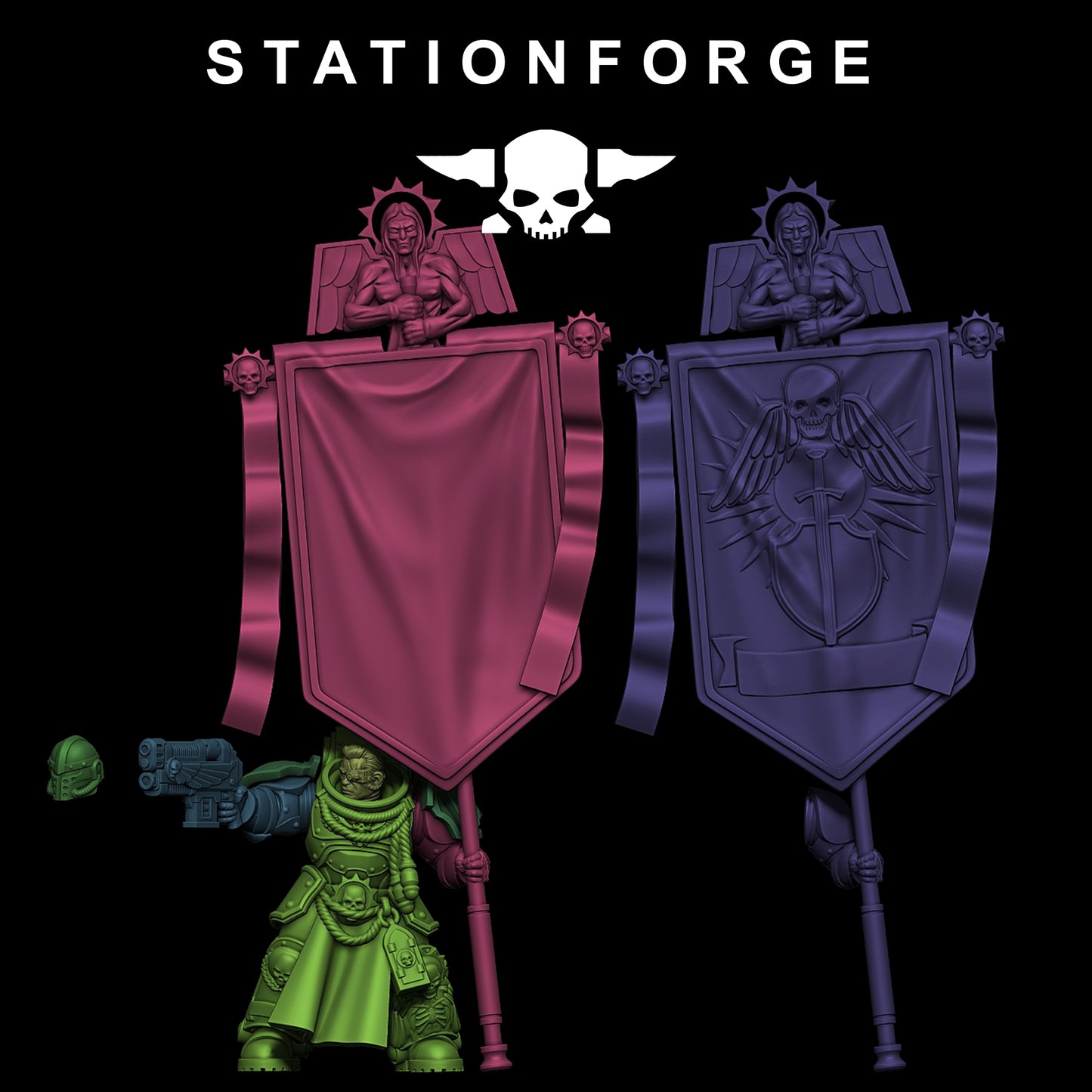 Socratis Elites | Socratis Knights (10) - MKX Prime Brothers - Stationforge - 3d Printed Mini Marines