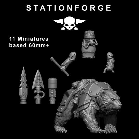 Grimguard Frostwatch Bear-Riders (10) | Empire Guard - Human Defense Force - Stationforge