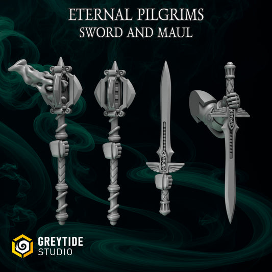 Big Armor Weapons 2 Eternal Pilgrims | (5) - Battle Brothers - Greytide - Miniatures