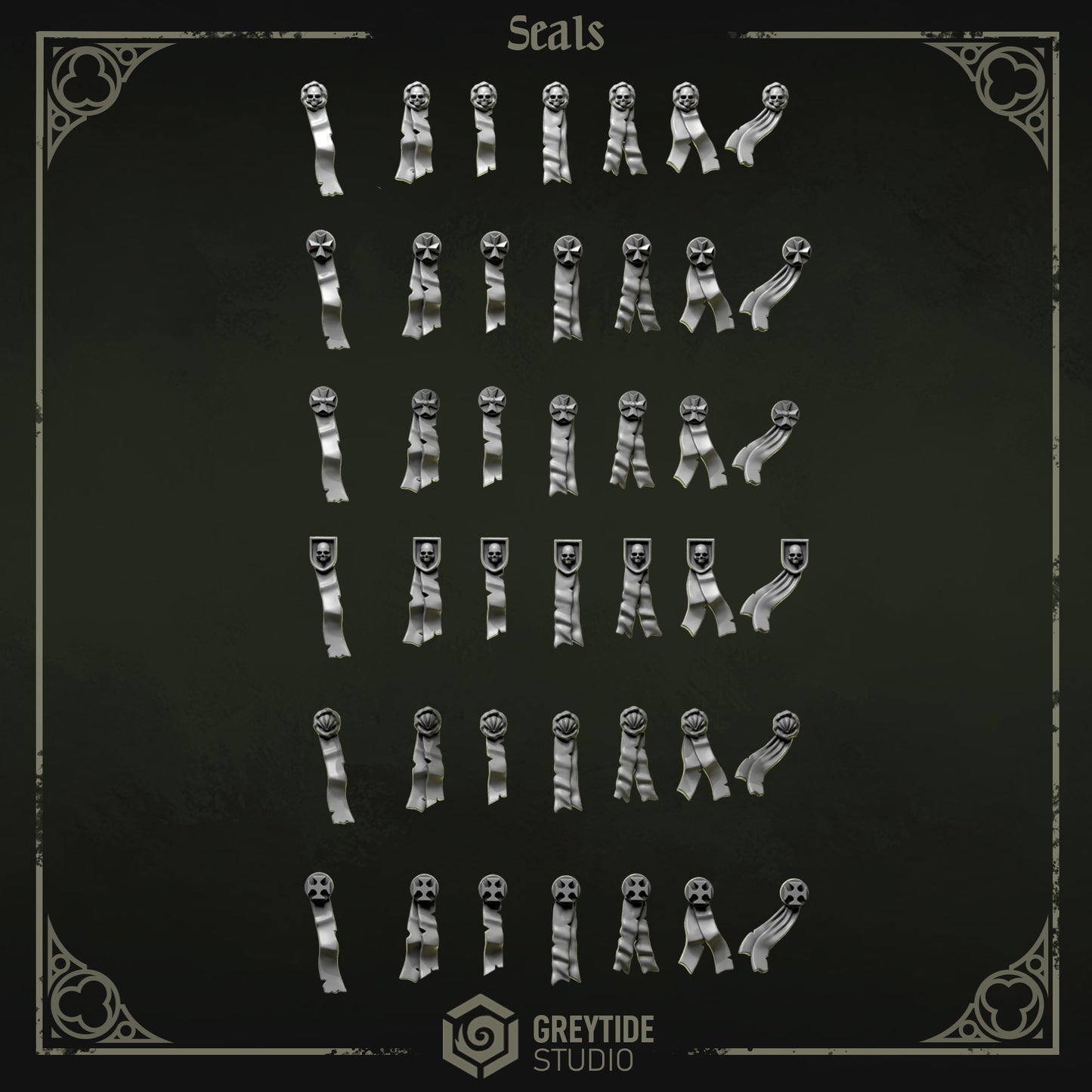 Seals Eternal Pilgrims | Battle Brothers - Greytide - Miniatures