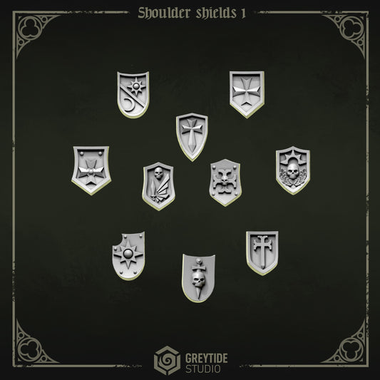 Should Shields 1 Eternal Pilgrims | Battle Brothers - Greytide - Miniatures