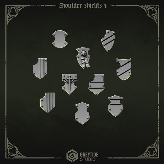 Should Shields 4 Eternal Pilgrims | Battle Brothers - Greytide - Miniatures