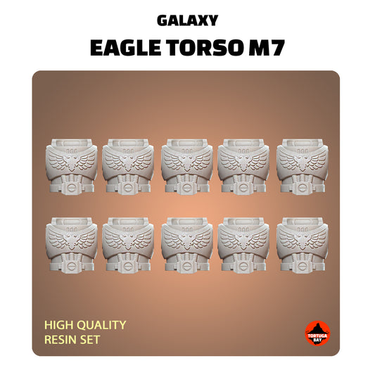 M7 Eagle Torsos | Galaxy Marines Bits (10) - MKVII Battle Brothers- Tortugabay - 3d Printed Mini Marines
