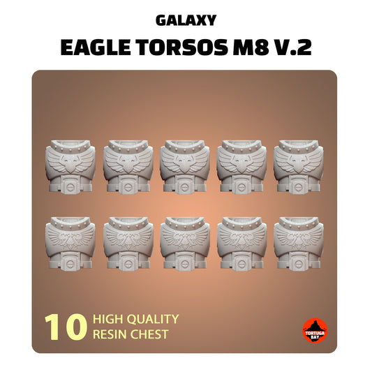M8 Eagle Torsos | Galaxy Marines Bits (10) - MKVIII Battle Brothers- Tortugabay - 3d Printed Mini Marines (Copy)