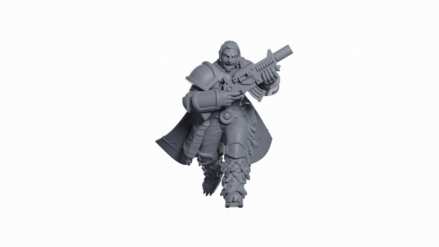Wolf Trackers Squad | Space Bears (10) - Human Defense Force - Tabletop Time - 3D Printed Mini Marines