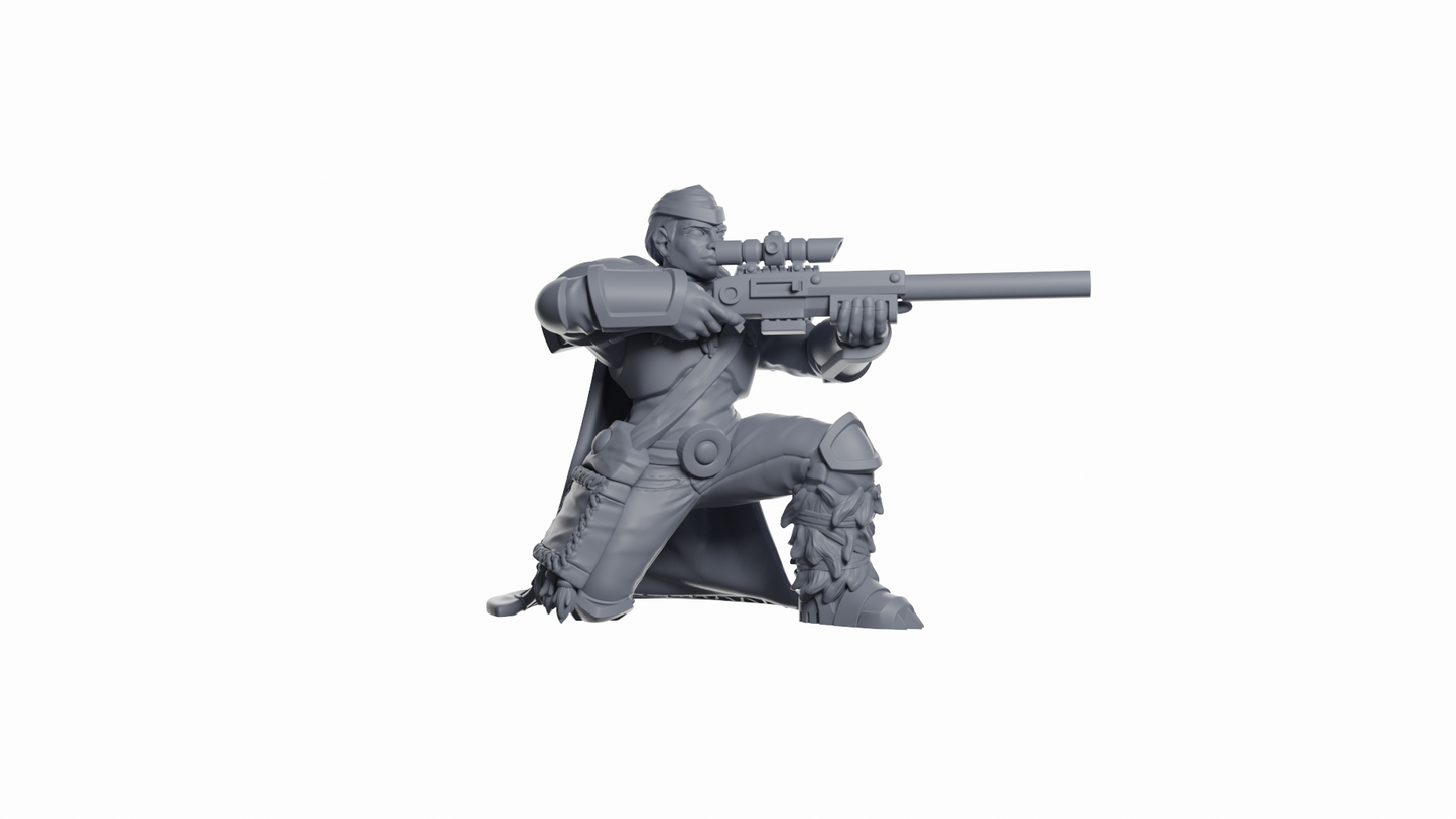 Wolf Trackers Squad | Space Bears (10) - Human Defense Force - Tabletop Time - 3D Printed Mini Marines