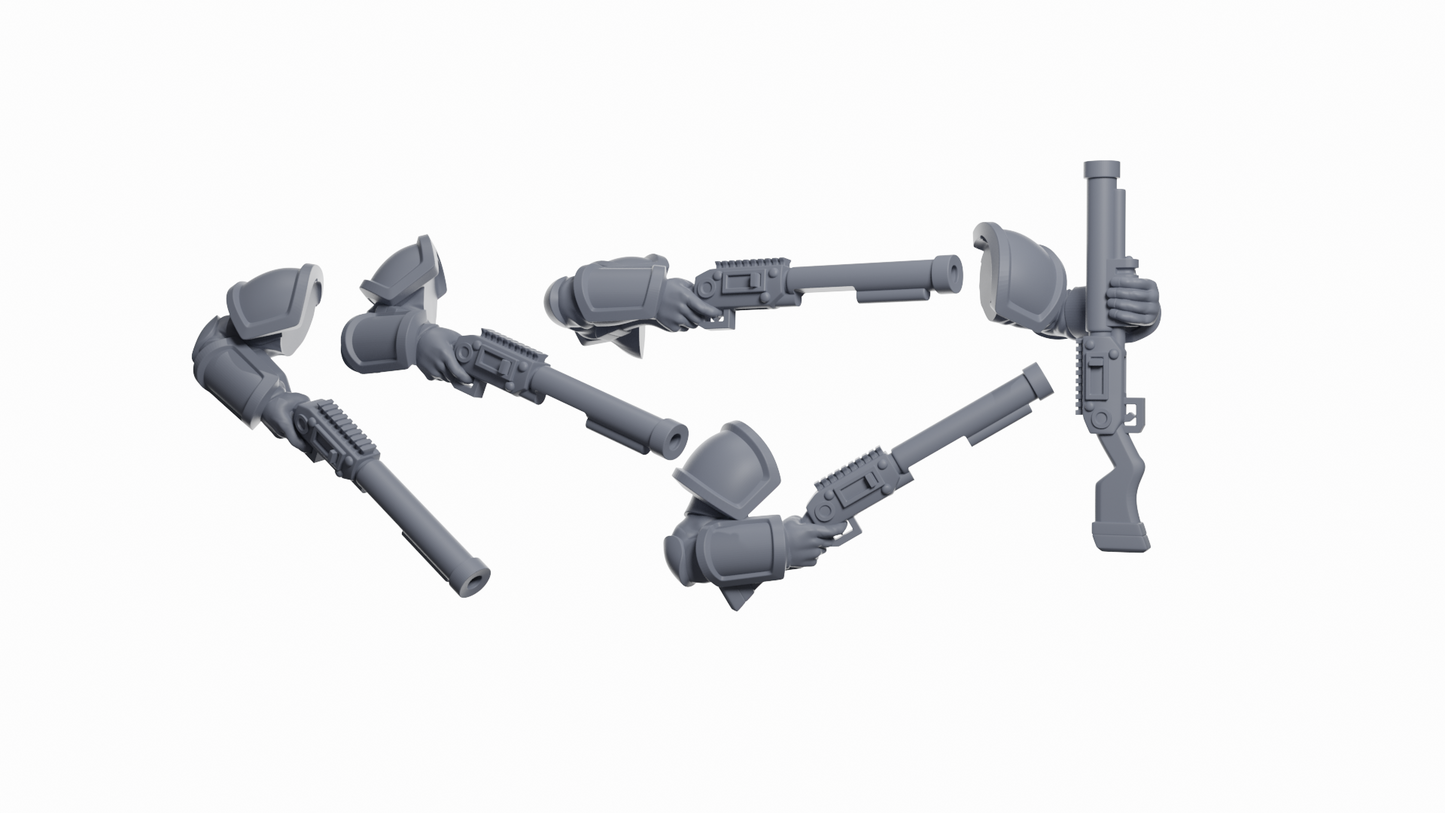 Wolf Trackers Squad | Space Bears (10) - Human Defense Force - Tabletop Time - 3D Printed Mini Marines