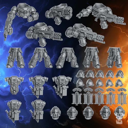 Princeps Cohort | Millennium Wars (10) - Battle Brothers - DakkaDakka - 3D Printed Mini Marines