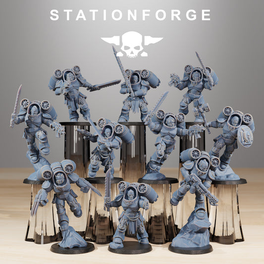 Socratis Deviators | Socratis Knights (10) - MKX Prime Brothers - Stationforge - 3d Printed Mini Marines