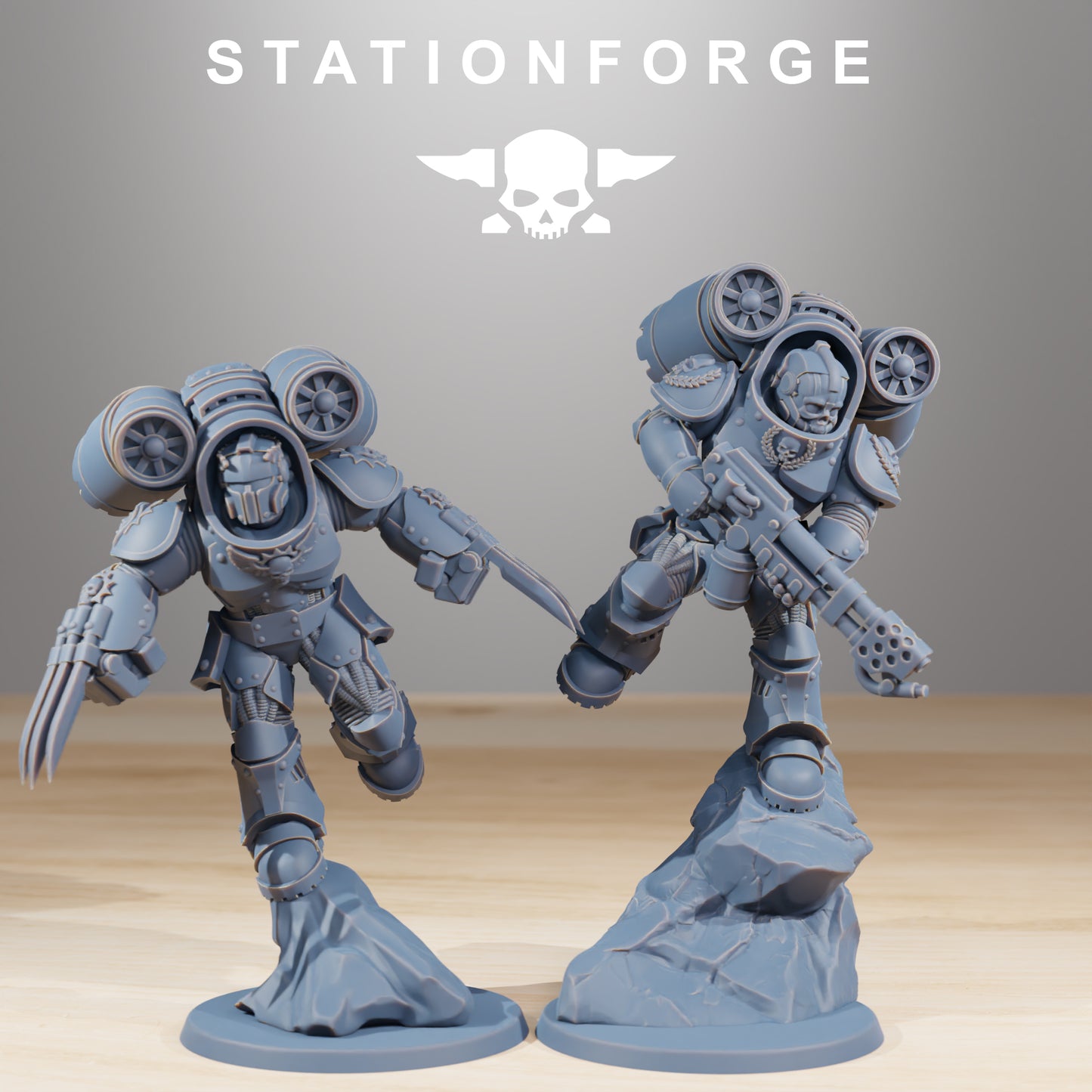 Socratis Deviators | Socratis Knights (10) - MKX Prime Brothers - Stationforge - 3d Printed Mini Marines