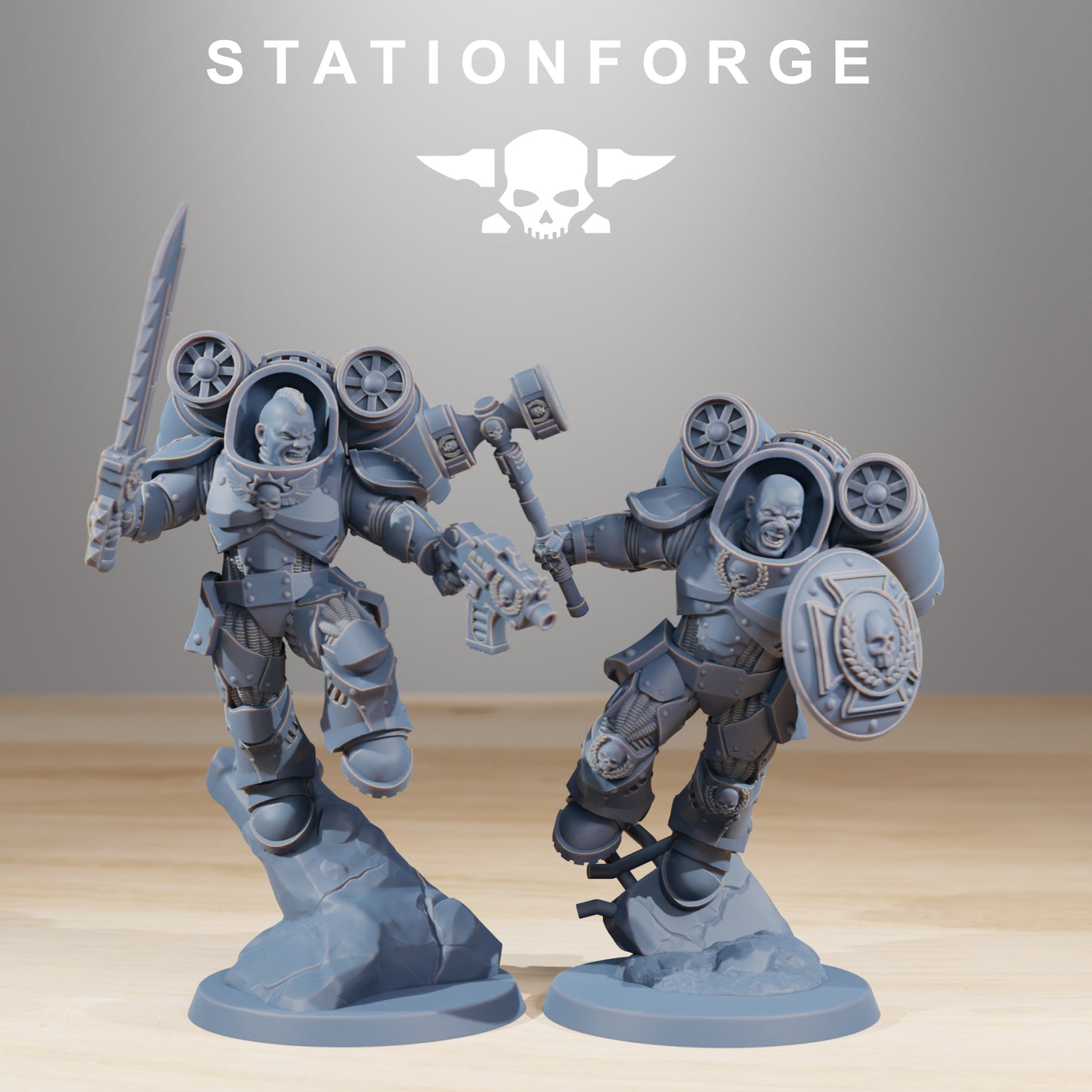 Socratis Deviators | Socratis Knights (10) - MKX Prime Brothers - Stationforge - 3d Printed Mini Marines