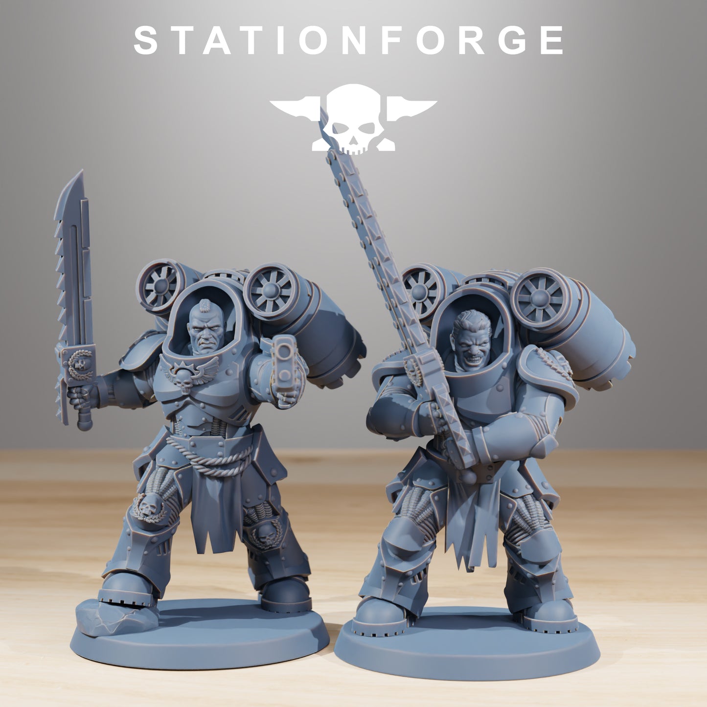 Socratis Deviators | Socratis Knights (10) - MKX Prime Brothers - Stationforge - 3d Printed Mini Marines