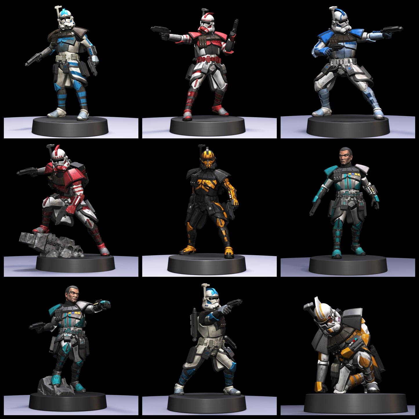 Clone ARC Troopers (10) - Republic - Galactic Armory