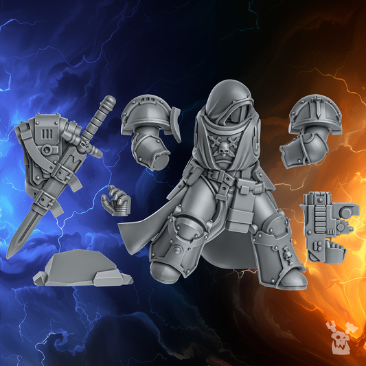 Justiciar | Black Lions EZ Kit (1) - Battle Brothers - DakkaDakka - 3D Printed Mini Marines