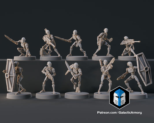 Battle Commando Droids (10) - Separatists - Galactic Armory