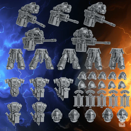 Princeps Cohort Heavy Weapons Squad | Millennium Wars (5) - Battle Brothers - DakkaDakka - 3D Printed Mini Marines