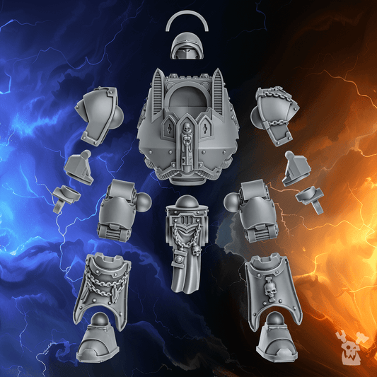 Knight Triarius Dreadmech | Black Lions Kit (1) - Battle Brothers - DakkaDakka - 3d Printed Mini Marines