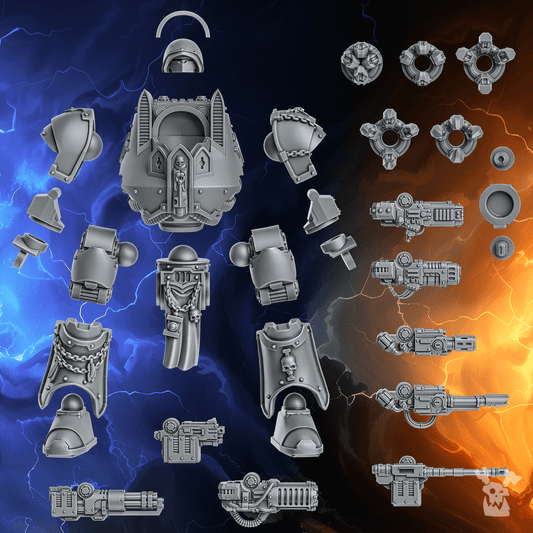 Knight Triarius Dreadmech | Black Lions Kit (1) - Battle Brothers - DakkaDakka - 3d Printed Mini Marines