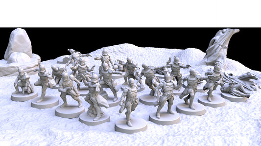 Clone Officer Troopers (20) - Republic - Galactic Armory