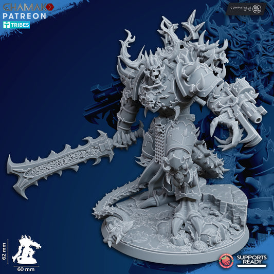 Demonic Lord | Wormhole Daemons (1)  - Havoc Brothers - Ghamak - 3D Printed Mini Marines